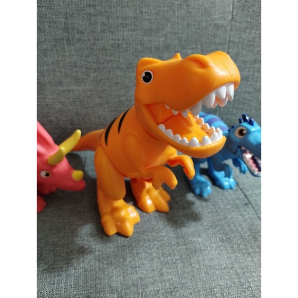 Paw Patrol Dino Rescue Lot Of 3 Dinosaur Figures Very Good Pre Owned Conditions - Picture 3 of 5